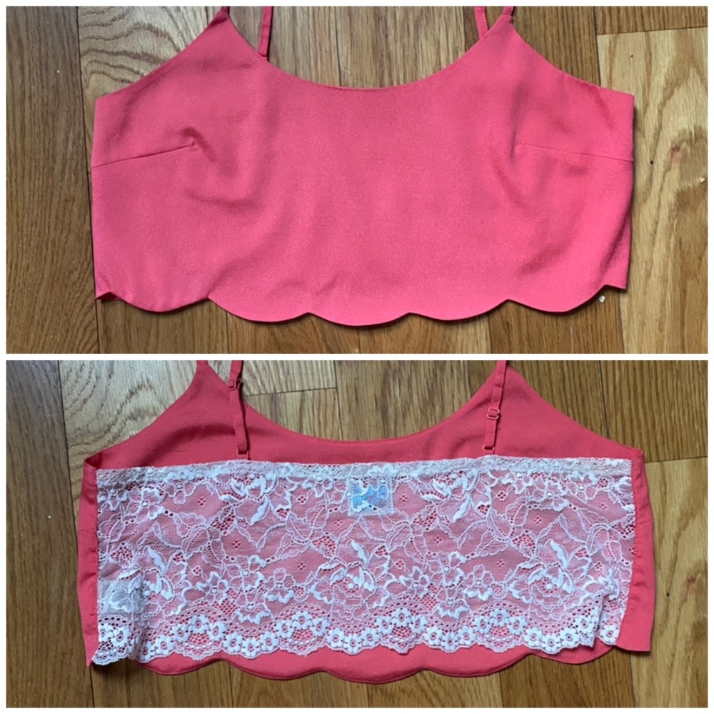 Intimately Free People Lace Back Crop Top